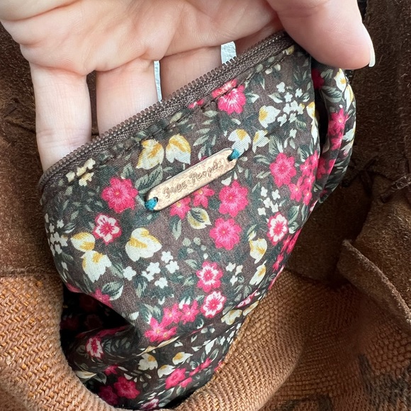 COPY - Free People Canvas/Suede Brown Hobo Bag - Picture 7 of 16